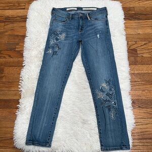Pilcro by Antropologie slim boyfriend jeans size 28
